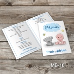 Meniuri botez - Ursulet - MB-16