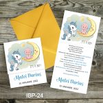 Invitatii botez Unicorn - Pliate - IBP-24 - imagine 3