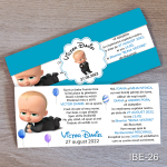 invitatii de botez cu baby boss