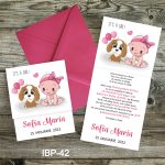 Invitatii botez Catelus - Pliate - IBP-42 - imagine 3