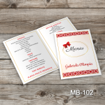 Meniuri botez - Motive traditionale romanesti - MB-102