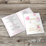 Meniuri botez - Ursulet alb - MB-79