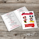 Meniuri botez - Minnie si Mickey Mouse - MB-41