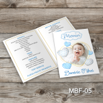 Meniuri botez cu poza - Inimi - MBF-05