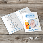 Meniuri botez cu poza - Winnie the Pooh - MBF-29