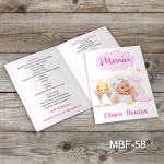 Meniuri botez cu poza - Ingeras - MBF-58