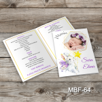 Meniuri botez cu poza - Iepuras - MBF-64