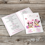 Meniuri botez - Minnie Mouse - MB-93