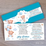 cele mai frumoase invitatii de botez cu ursuleti si text