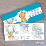 invitatii botez speciale cu ursuleti