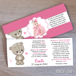 invitatii botez ursulet