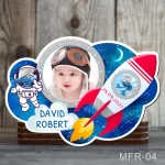 Marturii botez baieti Magneti Cosmos - Strumfi - MFR-04