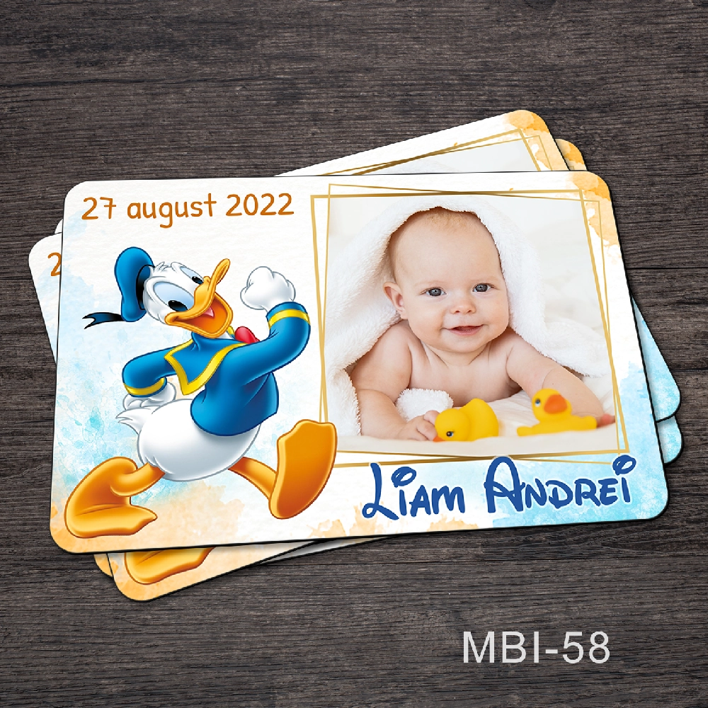 marturii botez baiat ieftine MBI-58 Donald modele marturii botez magneti donald