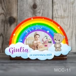 Marturii magnetice botez fetite Curcubeu - Ursulet - MCC-11