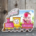 Marturii botez magneti fetite Trenulet - Pisicuta Marie - MFT-18