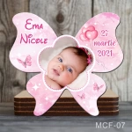 Marturii botez fetita - Magneti forma Fluture - MCF-07