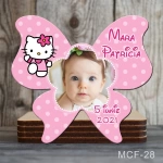 Marturii botez fetita - Magneti forma Fluture - Hello Kitty - MCF-28
