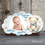 Marturii botez baieti Magneti Nor - Ursulet - MCN-45