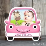 Marturii botez fete Magneti Masinuta - Girafa - MFM-21