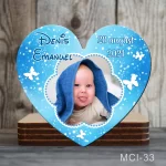 Marturii botez baieti Magneti forma Inima - MCI-33