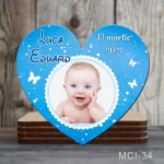 Marturii botez baieti Magneti forma Inima - MCI-34