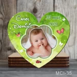 Marturii botez baieti Magneti forma Inima - MCI-35