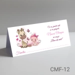 Plicuri bani botez fete - Girafa - CMF-12