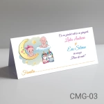 Plicuri bani botez gemeni - Unicorni - CMG-03