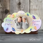 Marturii botez gemeni Magneti Nor - Fluturi - MCN-100