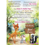 invitatii botez bambi