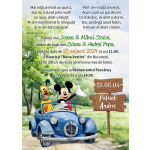 Invitatie digitala botez baieti - Mickey Mouse - IB-69