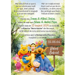 Invitatie digitala botez baieti - Winnie the Pooh - IB-111