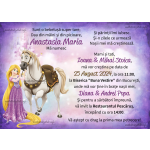 Invitatie digitala botez fetite - Rapunzel - IB-31
