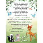 Invitatie digitala botez fetite - Bambi - IB-06