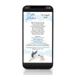 Invitatie digitala botez baieti - IDB-08