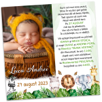 Invitatie digitala botez cu poza - baieti - IDBF-02