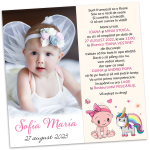 Invitatie digitala botez cu poza - fetite - IDFF-02