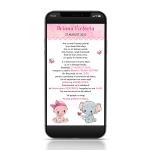 Invitatie digitala botez fetite - IDF-03