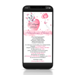 Invitatie digitala botez fetite - IDF-12