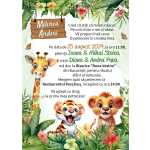 invitatii botez safari