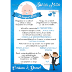 Invitatie digitala nunta si botez baieti - INB-02