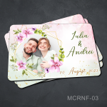 Marturii nunta magnetice cu poza - MCRNF-03