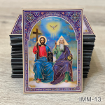 Marturii Iconite Magnetice - 9x6 cm - Sfânta Treime - IMM-13