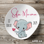 Etichete autocolante rotunde - Elefant - ARB-44