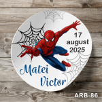 Etichete autocolante rotunde - Spiderman - ARB-86