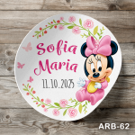 Etichete autocolante rotunde - Minnie Mouse - ARB-62