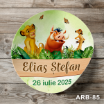 Etichete autocolante rotunde - Simba - The Lion King - ARB-85