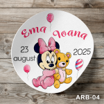 Etichete autocolante rotunde - Minnie Mouse - ARB-04