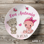 Etichete autocolante rotunde - Ursulet - ARB-57