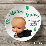 Etichete autocolante rotunde - Baby Boss - ARB-73